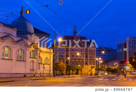 Nightlife of Szeged streets Nightlife of Szeged streets 89668787