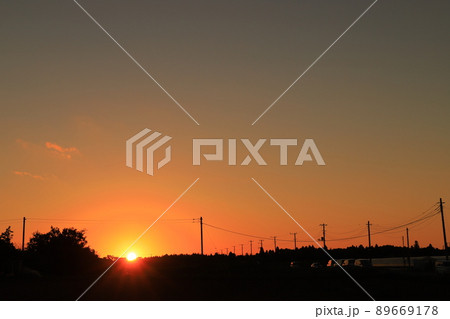 夕焼け空 89669178