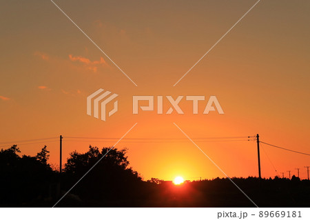 夕焼け空 89669181