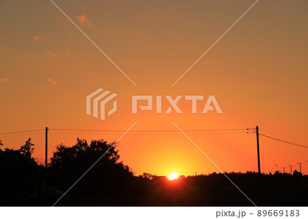 夕焼け空 夕焼け空 89669183