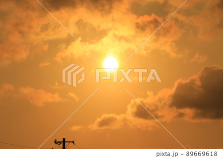 夕焼け風景 89669618