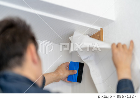 リフォーム　DIY　印刷化粧フィルム施工　ダイノックシート 89671327