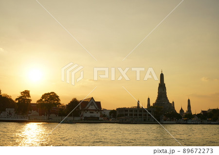 Sunset of Bangkok, Thailand 89672273