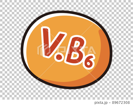 Image illustration of vitamin B6 Image illustration of vitamin B6 89672308