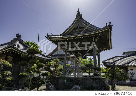 四国八十八箇所17番　井戸寺　鐘楼　徳島県徳島市 89673416