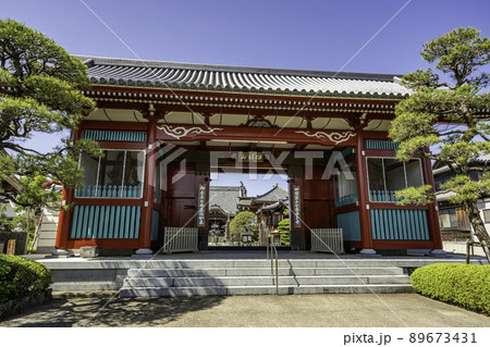 四国八十八箇所17番　井戸寺　仁王門　徳島県徳島市 89673431