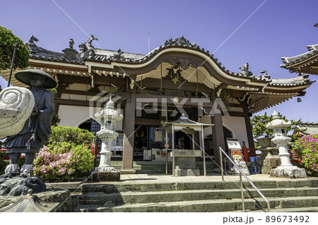 四国八十八箇所17番　井戸寺　本堂　徳島県徳島市 89673492