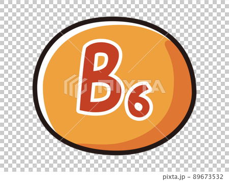 Image illustration of vitamin B6 Image illustration of vitamin B6 89673532