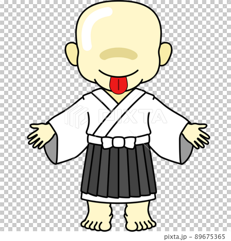 Illustration of Noppera-bo with his tongue out 89675365
