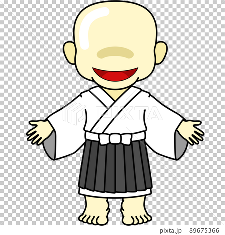 Illustration of laughing Noppera-bo 89675366