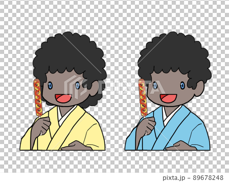 法蘭克福浴衣黑人男女（上身） 89678248