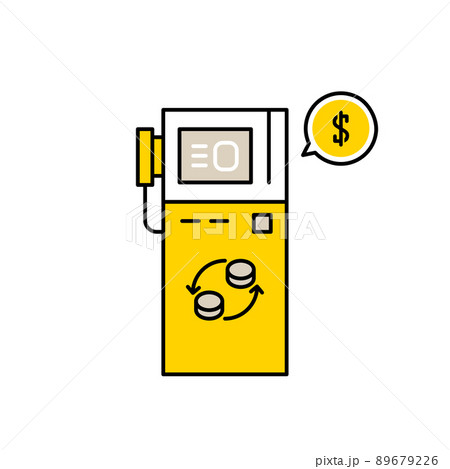 外貨両替機のイラスト 89679226
