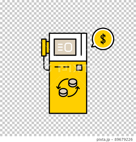 外貨両替機のイラスト 89679226