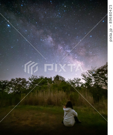 茨城県常陸太田市 プラトーさとみの天の川 茨城県常陸太田市 プラトーさとみの天の川 89680425