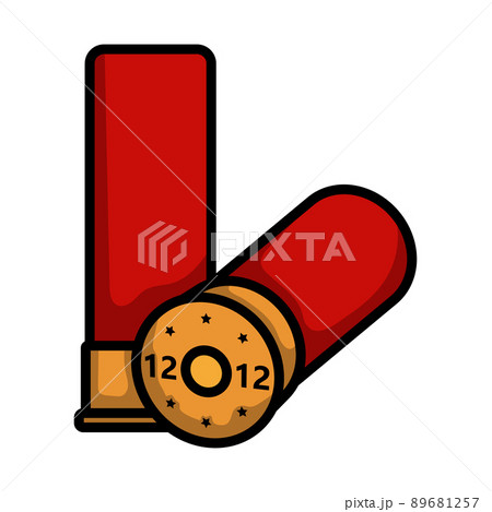 Icon Of Ammo From Hunting Gun Icon Of Ammo From Hunting Gun 89681257