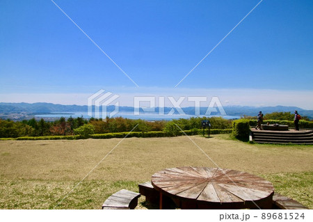 天鏡台からの猪苗代湖（福島県・猪苗代町） 89681524