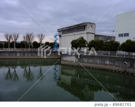 手賀川の風景 手賀川の風景 89682701