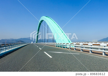 新北九州空港線の新北九州空港連絡橋(福岡県) 新北九州空港線の新北九州空港連絡橋(福岡県) 89683612