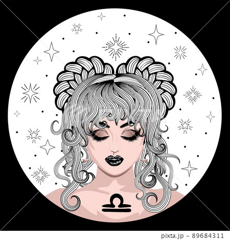 Libra zodiac girl 89684311