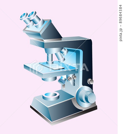 Digital Microscope Microscope 4 - Stock Illustration [89684384] - PIXTA