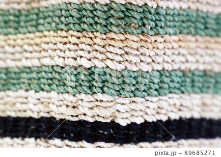 麻/アバカカゴの網目 89685271