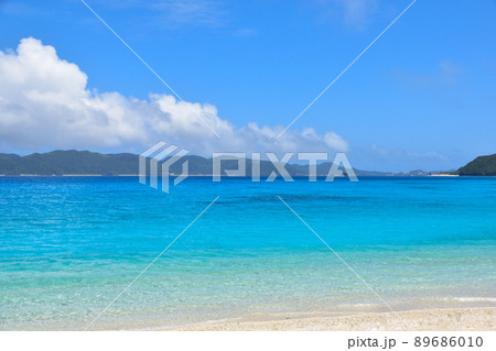 慶良間諸島 座間味島 古座間味ビーチ 慶良間諸島 座間味島 古座間味ビーチ 89686010