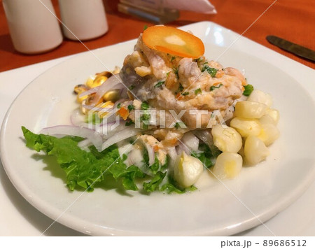 【ペルー】ペルーの名物料理「セビーチェ」(クスコ) 【ペルー】ペルーの名物料理「セビーチェ」(クスコ) 89686512