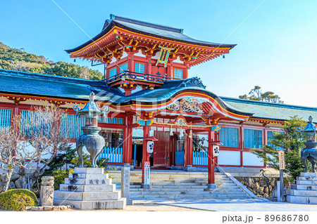 春の防府天満宮　山口県防府市 89686780