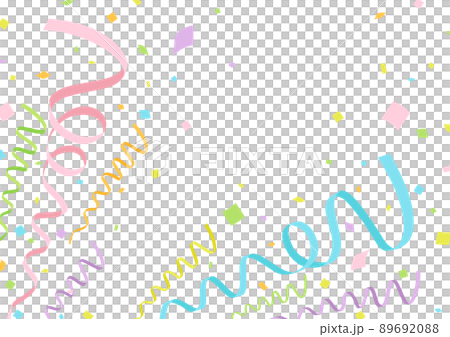 Lively cracker vector material / pastel colors / Easter / baby 89692088