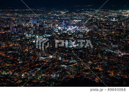 藻岩山展望台の夜景 89693068