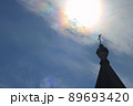 教会と太陽 89693420