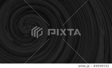 黒　ブラック　スパイラル　和紙　バーチャル背景　4k　リモートワーク　背景素材　テクスチャー　渦 89698592