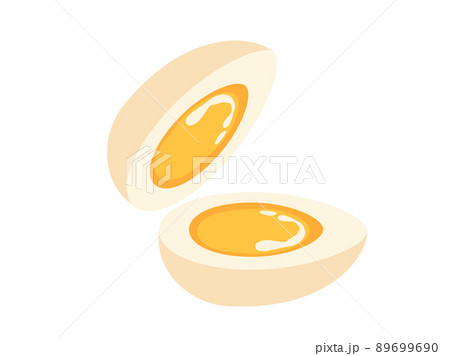半熟の煮卵をイメージしたイラスト 半熟の煮卵をイメージしたイラスト 89699690