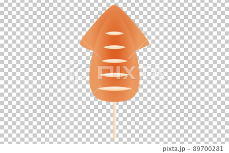 露店の食べ物、イカ焼き. 89700281