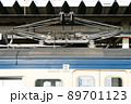 電車の菱形パンタグラフ。JR113系 89701123