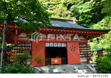 漫画家ゆかりの荏柄天神社 89701390