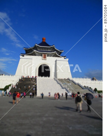 台湾　中正紀念堂　ジオラマ風 89705084