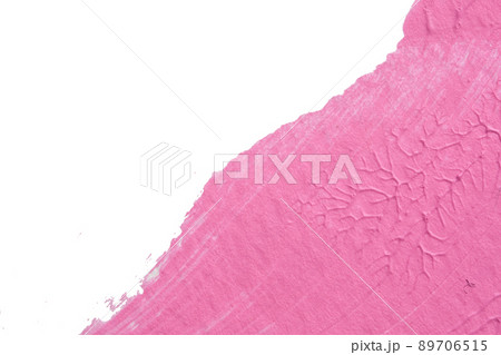 blue pink yellow abstract acrylic painting color texture on white paper background by using rorschach inkblot method 89706515
