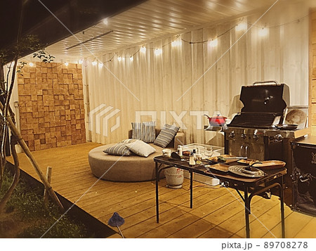 グランピングのBBQ 89708278