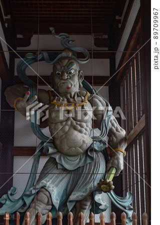 福井　勝山市　清大寺　阿吽像 89709967