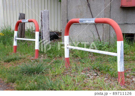 柵, 進入禁止, ガード, バリケード, ブロック, 注意, 禁止, 立入禁止, 屋外 89711126