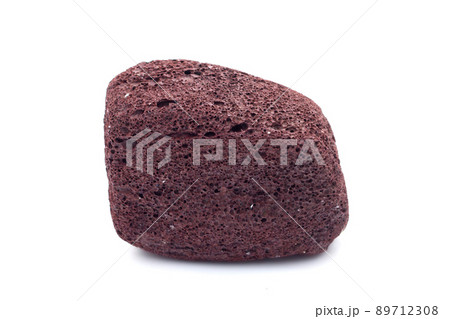 Brown pumice on a white background 89712308