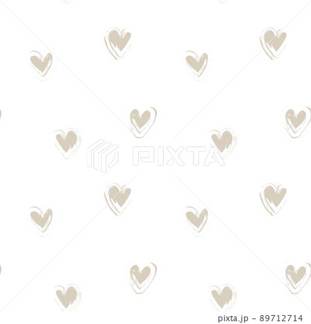 Heart shaped brush stroke seamless pattern design for fashion textiles, graphics and crafts Heart shaped brush stroke seamless pattern design for fashion textiles, graphics and crafts 89712714