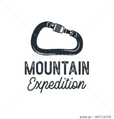 Mountain expedition print with carabiner Mountain expedition print with carabiner 89713456