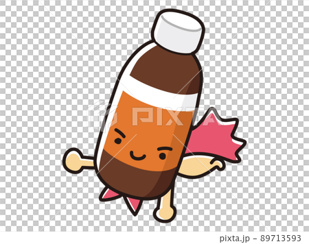 Illustration of energy drink hero character Illustration of energy drink hero character 89713593
