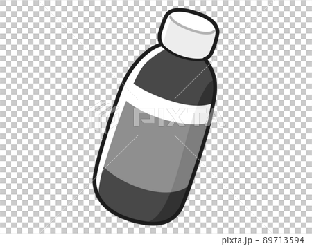 Illustration of energy drink (black and white) Illustration of energy drink (black and white) 89713594
