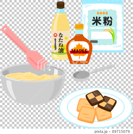 Homemade rice flour cookies 89715079