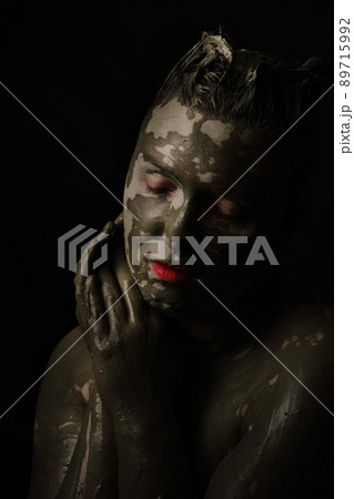 dirty smeared make up dirty smeared make up 89715992
