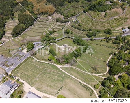 石舞台古墳の空撮写真 89717029