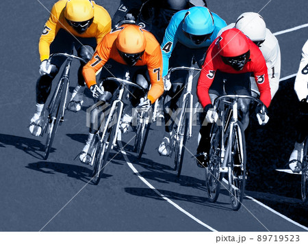 自転車競技のアップ 自転車競技のアップ 89719523